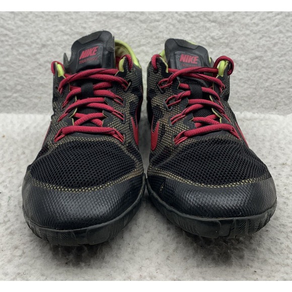 Nike Free Bionic Running Shoes Womens 7.5 Black Pink Green Lightweight 599269063 - Picture 2 of 11